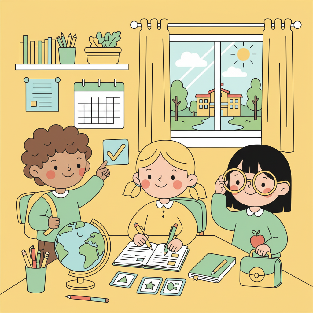 새 학기 D-2주! 아이와 준비물 챙기며 쓰는 초등 생활영어 표현